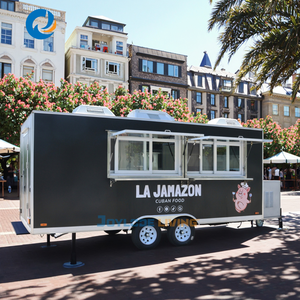 Stainless Steel Ice Cream Food Truck With Full Kitchen Equipment Food Truck Trailer Trailers Mobile Food Cart - Product Image 2