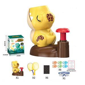 Platillo volador al aire libre para padres e hijos, juguetes interactivos con Pedal de libélula de bambú, platillo volador de eyección para niños, juguetes para niños <span class=keywords><strong>2023</strong></span> - Product Image 3