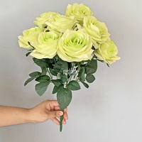 Usine En Gros Nouvelle Arrivée Personnalisée Roses En Soie Bouquet De Fleurs Artificielle Rose Fleurs