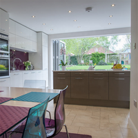 DAIYA ensemble complet d'armoires de cuisine au design moderne
