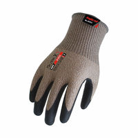 Gants en nitrile moussé anti-coupure pour hommes INXS B-5032, fabriqués directement en usine, niveau de protection contre les coupures ANSI/ISEA 5, résistants à l'abrasion et à l'huile, gants lisses