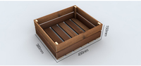 Neodream Heavy Duty Enkelzijdige Winkeldisplay Metalen Houten Fruitdisplayrek/Fruitstandaard