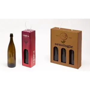 Boîte à bouteilles avec fenêtre, merchandising personnalisé - Product Image 1