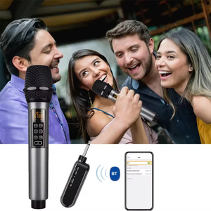 Hot Selling Karaoke Microfoon Draadloze Handheld Zangapparaat Echo En Kanaal Aangepaste Plastic Oplaadbare Microfoon - Product Image 6