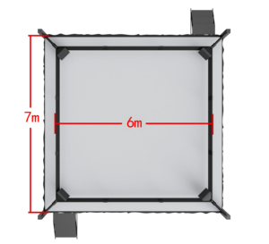 <span class=keywords><strong>Ring</strong></span> de kickboxing professionnel Oriflow 7m x 7m en acier inoxydable de haute qualité, autoportant, équipement de gym, garantie de 10 ans sur le cadre - Product Image 4