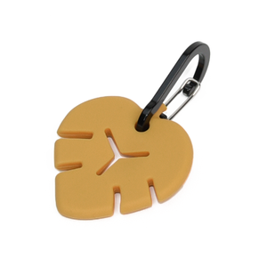 Monstera Leaf Shape Eco-Friendly Pet Waste Bag Keychain Clip Waterproof Silicone Poop Bag Holder - Product Image 5