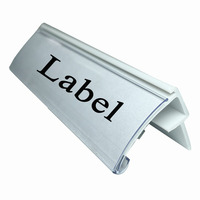 Tienda de conveniencia minorista personalizada Estante de supermercado Precio de exhibición blanco Precio de exhibición Tira DE DATOS DE PRECIO DE PVC para estantes de supermercado
