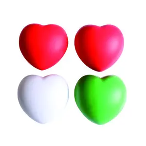 ลูกบอลบีบหัวใจแบบนิ่มรูปหัวใจทำจาก PU