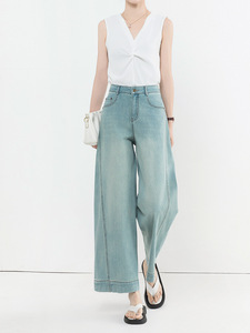 Jeans de Moda para Mujer, Verano 2026, Pantalones Cortos de Cintura Alta que Cubren la Cadera - Product Image 2