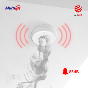 Détecteur de fumée photoélectrique Tuya Zigbee en gros pour la sécurité domestique intelligente, multi-protocoles - Product Image 3