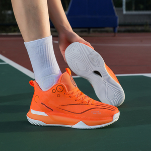 Fabricant de créateur Dernières personnalisées Nouvelles chaussures de sport antidérapantes pour l'extérieur Baskets à la mode Chaussures de <span class=keywords><strong>basket</strong></span>-ball d'occasion bon marché - Product Image 4