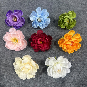 Cabeza de Flor de Camelia Artificial de Seda, Flor Hecha a Mano, Accesorios para Fotografía de Bodas, Decoración del Hogar - Product Image 2