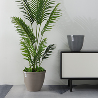 Petits/grands pots de fleurs en plastique pour la décoration intérieure et extérieure, jardinières, vente en gros pour les centres commerciaux