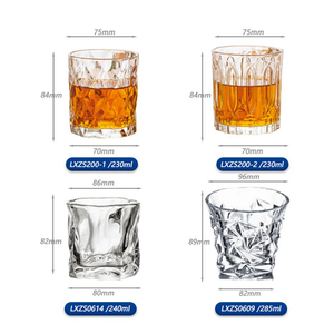 Verre transparent personnalisé pour ensemble <span class=keywords><strong>de</strong></span> vin <span class=keywords><strong>de</strong></span> <span class=keywords><strong>Cognac</strong></span> vieux verre verre à whisky haute transparence verres à vin classique Barware hôtels - Product Image 3