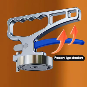 แม่เหล็กอุตสาหกรรมแบบพกพา รับน้ำหนักได้ 30/60 กก. แรงดูดสูง N52 สำหรับงานยกเหล็ก แม่พิมพ์เหล็ก งานตัดเลเซอร์ พร้อมจุกดูด - Product Image 6