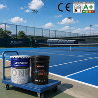 Revêtement acrylique à base d'eau pour terrains de sport (tennis, basketball, multisports)