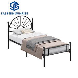 <span class=keywords><strong>Lit</strong></span> <span class=keywords><strong>simple</strong></span> <span class=keywords><strong>en</strong></span> métal pour enfants et adultes, idéal pour la maison, le dortoir ou la chambre. - Product Image 4