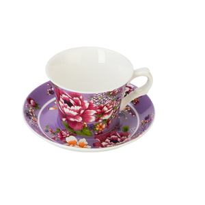 Serigrafía de transferencia de agua de la mejor calidad, regalo de lujo, taza de té de café con peonía de cerámica para fines de recepción - Product Image 1
