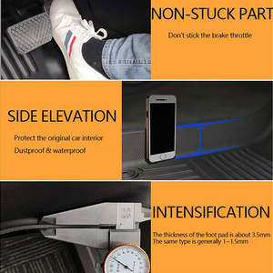 Xiangta Vente Chaude Spéciale Nouveau <span class=keywords><strong>Design</strong></span> Voiture Seulement Résistant Tpe Tapis De Sol De Voiture Tapis pour Lexus ES - Product Image 6