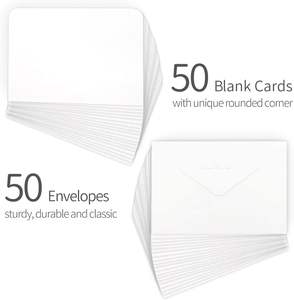 100 cartes postales aquarelles couleur naturelle 300 g/m² 100 % coton 4x6 pouces vierges coins arrondis A3/A4/A5 pressées à froid - Product Image 1