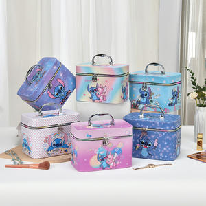 Set de 3 Neceser Cosméticos de Gran Capacidad de Alta Gama para Niños <span class=keywords><strong>Estuche</strong></span> de <span class=keywords><strong>Maquillaje</strong></span> Adorable Portátil y Multifuncional - Product Image 1