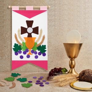Kit <span class=keywords><strong>de</strong></span> 6 uds <span class=keywords><strong>de</strong></span> pancartas <span class=keywords><strong>de</strong></span> <span class=keywords><strong>Primera</strong></span> Comunión para niños y niñas, pancarta <span class=keywords><strong>de</strong></span> <span class=keywords><strong>primera</strong></span> comunión <span class=keywords><strong>de</strong></span> fieltro, artesanía DIY, decoración <span class=keywords><strong>de</strong></span> Banco <span class=keywords><strong>de</strong></span> iglesia cristiana católica - Product Image 6