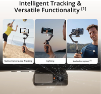 DDJI Marque Originale OSMO Mobile 7 Pro Stabilisateur de Cardan à Main 3 Axes OM 7P avec Rallonge Intégrée pour Téléphone Vlog