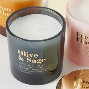 Lilin <span class=keywords><strong>Aroma</strong></span> Kedelai Mewah Terlaris Hari Ibu/Hari Raya Kemasan Kotak Hadiah Tutup Kayu Kustom Label Pribadi ODM Grosir - Product Image 3