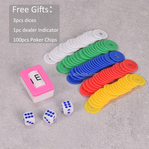 Jeu de <span class=keywords><strong>Mahjong</strong></span> américain en acrylique rose rouge à 4 couches fabriqué en Chine avec 160 cartes, élégant et luxueux, pour adultes, idéal comme cadeau - Product Image 2