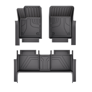 Tapis de sol de voiture en TPE de luxe, à <span class=keywords><strong>coupe</strong></span> laser 3D, toutes saisons, 7 places, pour <span class=keywords><strong>Hyundai</strong></span> Santa Fe Ioniq Kona, tapis toutes saisons - Product Image 2