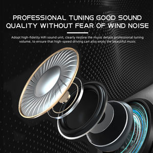 BT40 con impermeable IP65 Cancelación de ruido Auriculares inalámbricos 5,3 Audifonos Rojo Casco de motocicleta Auriculares para motocicleta - Product Image 6