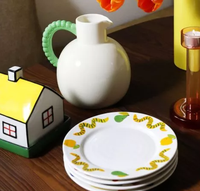 Beurriers artistiques et mignons en forme de maison, style Cottagecore, pour la décoration intérieure et les cadeaux qui rehaussent la joie de vivre
