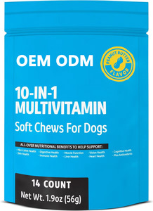 10 में से 1 मल्टीविटामिन नरम चाव प्रतिरक्षा समर्थन कूल्हे संयुक्त त्वचा पाचन लीवर और दृष्टि स्वास्थ्य पालतू पशु पूरक कुत्तों - Product Image 6