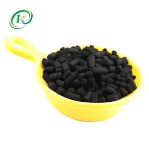 KOH KI Impregnated Coal Pellet For H2S Acid Vapors Removal High Quality Activated Carbon Price