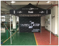 Usine directe de haute qualité Portable 3X3M tonnelle pliante en aluminium Gazebo tente Logo personnalisé étanche chapiteau extérieur 4x8m