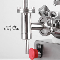Vente directe usine – Machine de remplissage horizontale semi-automatique à tête unique pour pâtes, de 10g à 100g, pour le remplissage de bouteilles