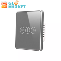 Commutateur de volet roulant Wifi/zigbee, contrôle vocal intérieur de volet de fenêtre global, application Tuya, commutateur de rideau intelligent