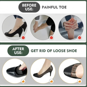 1 Paire de Coussinets de Remplissage pour Bout de Chaussure à Talon Haut, Protection Anti-Douleur, Accessoires de Chaussures - Product Image 5