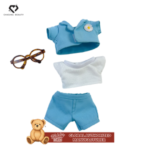 Peluche Teddy ISLAND Autorisation Mondiale Poupée Mode 14-17 cm Vêtements Créatifs Unisexe Vente en Gros Logo Personnalisable - Product Image 4