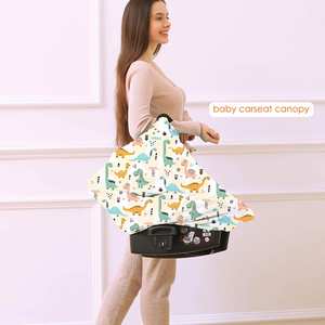 ผ้าคลุมเบาะรถยนต์สำหรับเด็กทารก ยืดหยุ่น นุ่มสบาย ใช้ได้ทั้งเป็นผ้าคลุมให้นมบุตร - Product Image 2