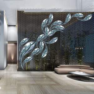 Escultura de metal de alta qualidade personalizada, esculturas de jardim em aço inoxidável para vila - Product Image 2