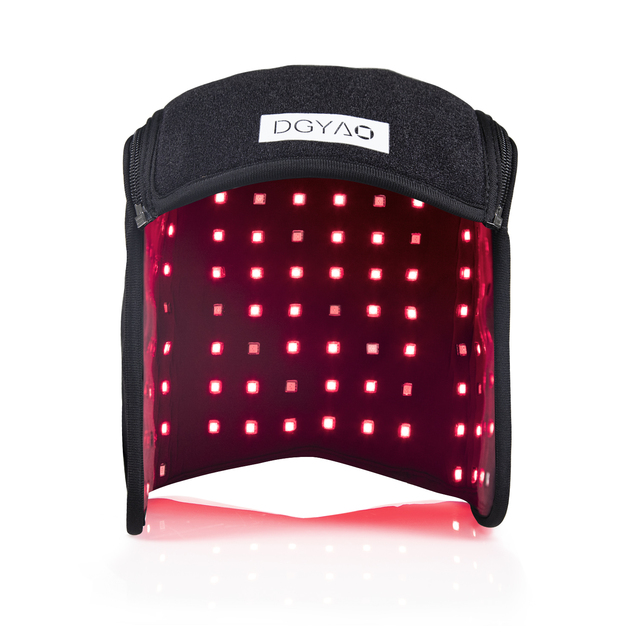 DGYAO 660nm 880nm Helmet Red Light Therapy Hat Led Light Therapy Helmet Infrared Therapy Headache Relief