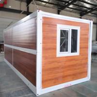 Conteneurs pliables modulaires préfabriqués de Chine, 20 pieds, 40 pieds, pour maisons, bureaux, maisons miniatures, à vendre
