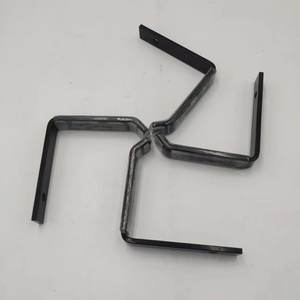 Support mural robuste en acier brut non peint, fixation multi-angle, support d'étagère, équerres d'angle - Product Image 2