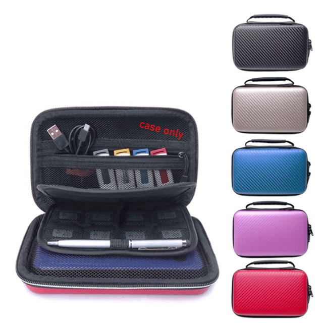 EVA Waterproof Shockproof Portable Storage Hard case for Hard Drives Mobile Power Data Cables Digital Accessories Storage Bag