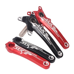 104/64 BCD Pédalier VTT Manivelle de vélo en alliage d'aluminium 170mm Manivelle intégrée avec essieu <span class=keywords><strong>Double</strong></span>/triple vitesse avec BB - Product Image 1