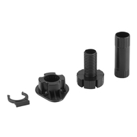 06.006 noir ABS plastique canapé jambe cuisine Cabine niveleur pieds réglables en plastique jambes en plastique pour meubles