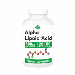 Acide alpha-lipoïque OEM 500 mg, antioxydant, apportant de l'énergie aux adultes, complément alimentaire, 120 capsules - Product Image 2