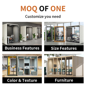 Rumore insonorizzato per la Privacy 1 persona cabine telefoniche per ufficio lavoro riunione ufficio Pod insonorizzate cabina del telefono - Product Image 4