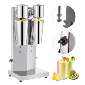 Batidora de Malteadas XEOLEO de Acero Inoxidable, Mezcladora de Bebidas de Doble Cabezal, Máquina para Hacer Espuma de Leche/Malteadas y Té de Burbujas - Product Image 6